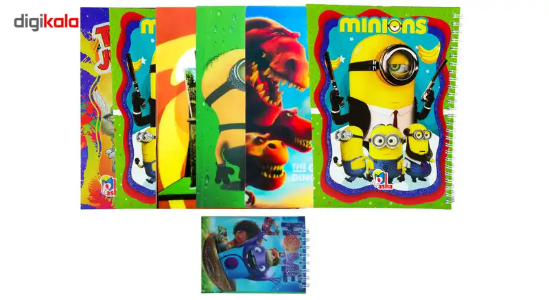 ست لوازم تحرير كد10015 مجموعه 7 عددي