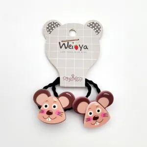 کش مو دخترانه مدل موش کد KSH693 بسته 2 عددی