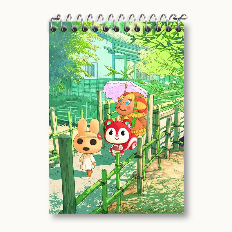دفتر یادداشت 50 برگ خندالو مدل بازی انیمال کراسینگ (Animal Crossing) کد 32677
