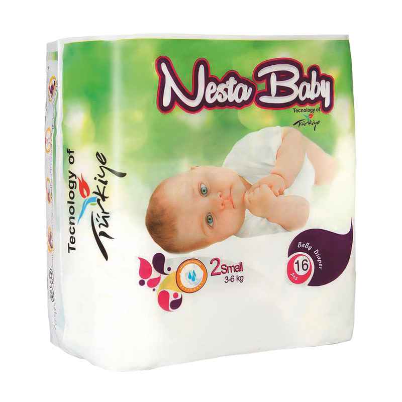پوشک نستابیبی مدل NewBorn سایز 1 بسته 42 عددی