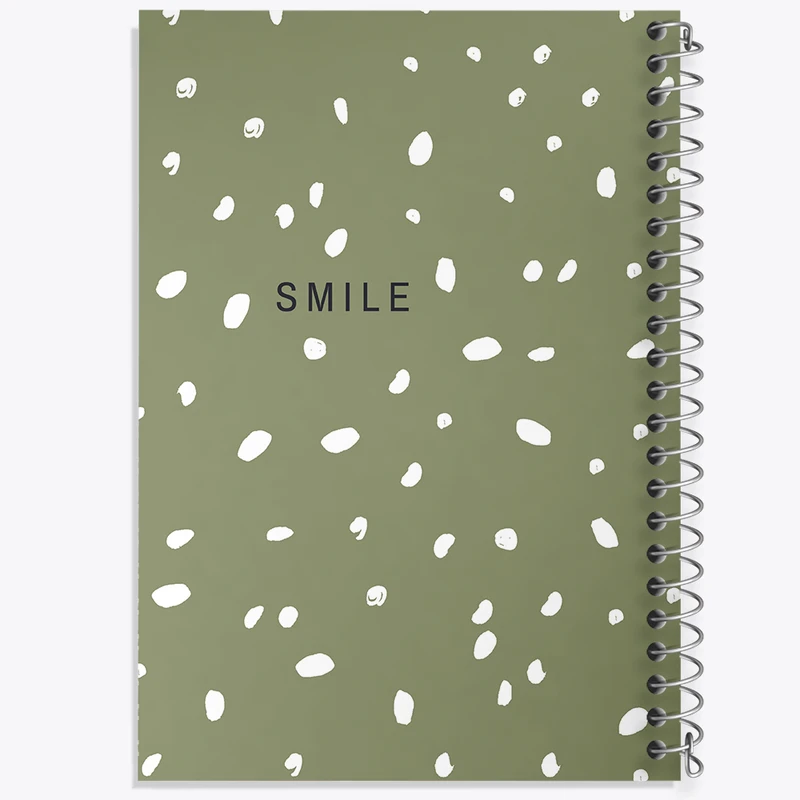 دفتر ژورنال نویسی 50 برگ خندالو مدل نقطه ای طرح فانتزی کد N1044