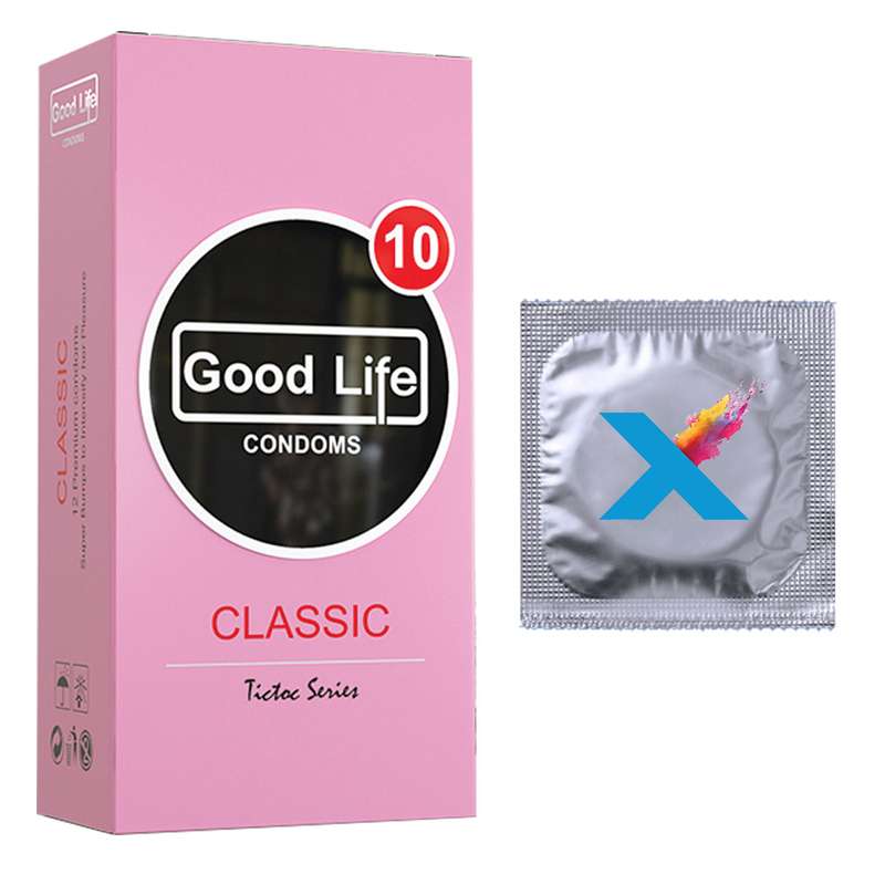 کاندوم گودلایف مدل Classic بسته 12 عددی به همراه کاندوم مدل X یک عددی کاندوم گودلایف مدل Classic بسته 12 عددی به همراه کاندوم مدل X یک عددی