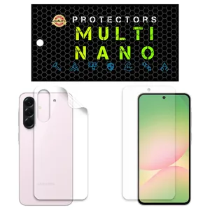 Multi Nano X-SFB Model Anti Reflex Screen Protector Suitable For Samsung Galaxy A56 Mobile Phone Along With The Rear Skin 