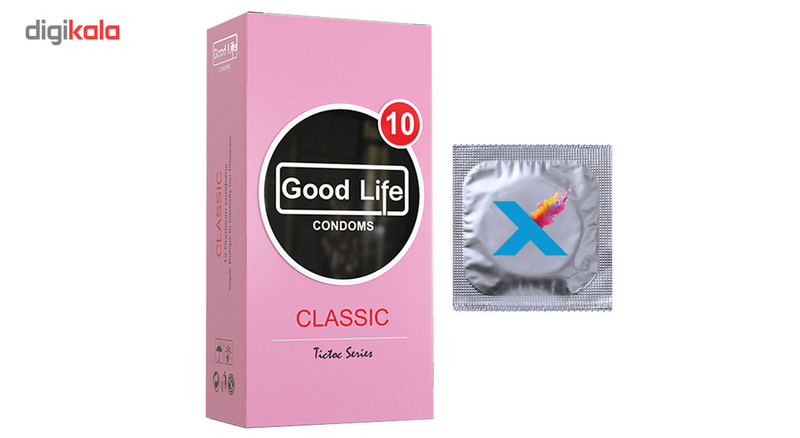کاندوم گودلایف مدل Classic بسته 12 عددی به همراه کاندوم مدل X یک عددی کاندوم گودلایف مدل Classic بسته 12 عددی به همراه کاندوم مدل X یک عددی