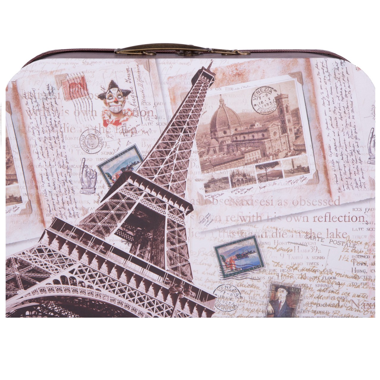 جعبه کادویی چمدانی طرح پاریس 3