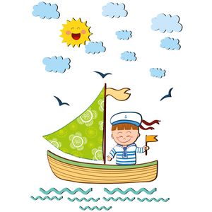 نقد و بررسی استیکر چوبی باروچین مدل ملوان کوچک توسط خریداران