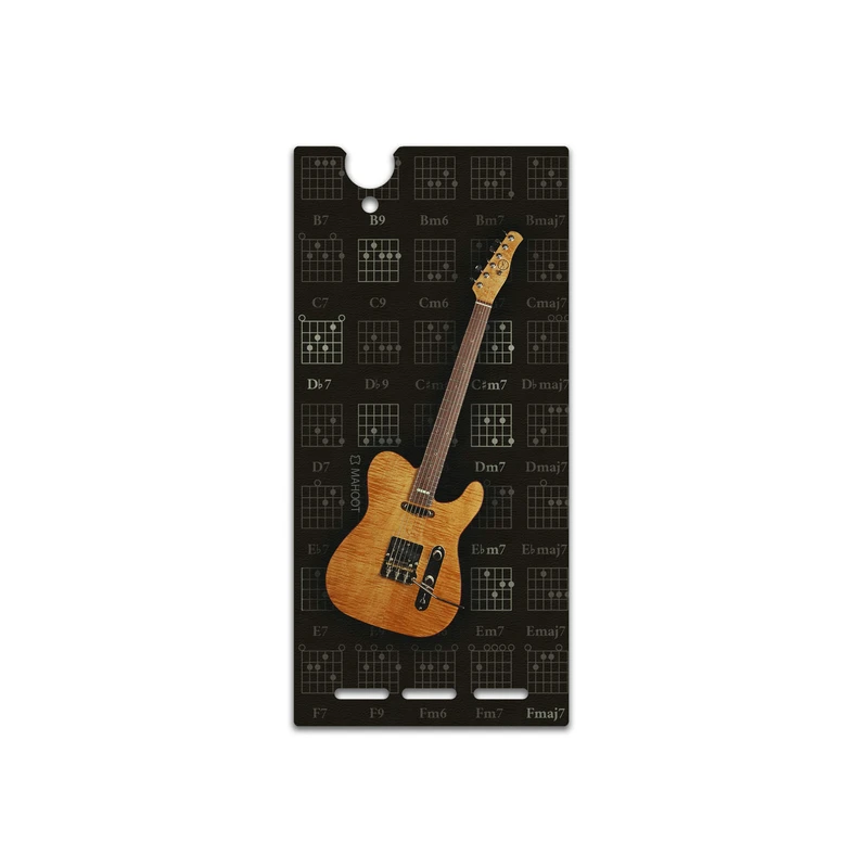 برچسب پوششی ماهوت مدل Guitar-Instrument مناسب برای گوشی موبایل سونی Xperia T2 Ultra