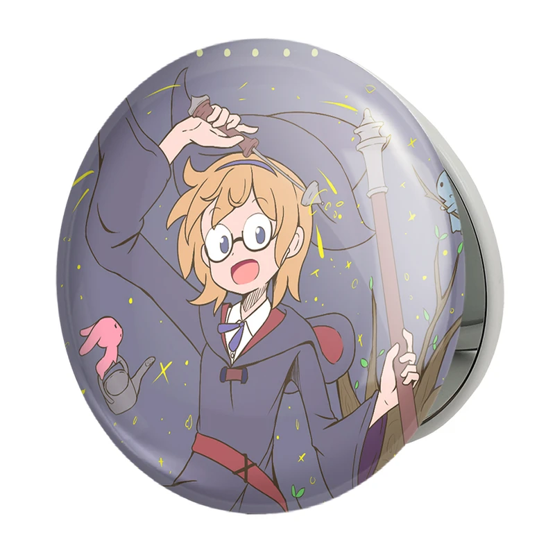 آینه جیبی خندالو طرح جاسون انیمه جادوگران کوچک Little Witch Academia مدل تاشو کد 22845 