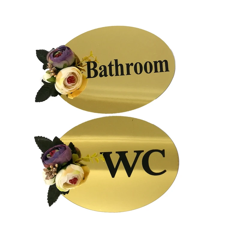 استیکر سرویس بهداشتی بسته 2 تایی مولتی مدل Golden Purple