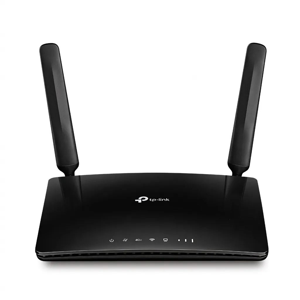 مودم 4.5G تی پی-لینک مدل Archer MR600 V2 با پشتیبانی از شبکه 4G+، سرعت انتقال تا 300 مگابیت، آنتن جداشونده، فرکانس 2.4 و 5 گیگاهرتز، اتصال همزمان 64 دستگاه و 4 پورت گیگابیتی LAN