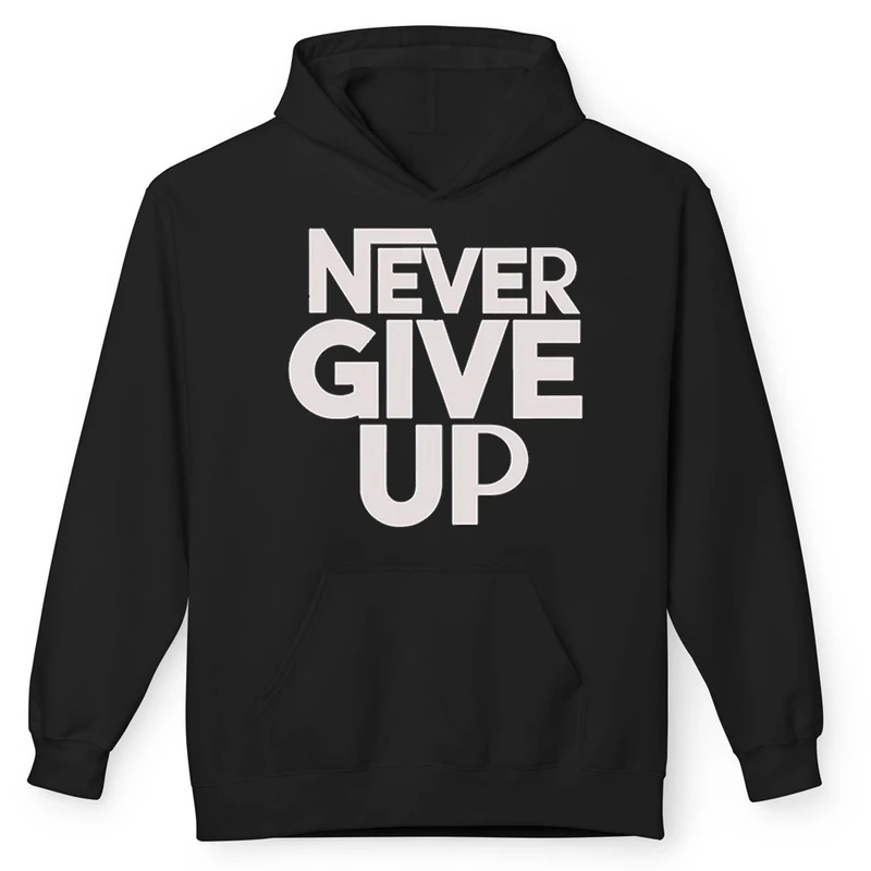 هودی مردانه پاد آفرین مدل never give up کد 048