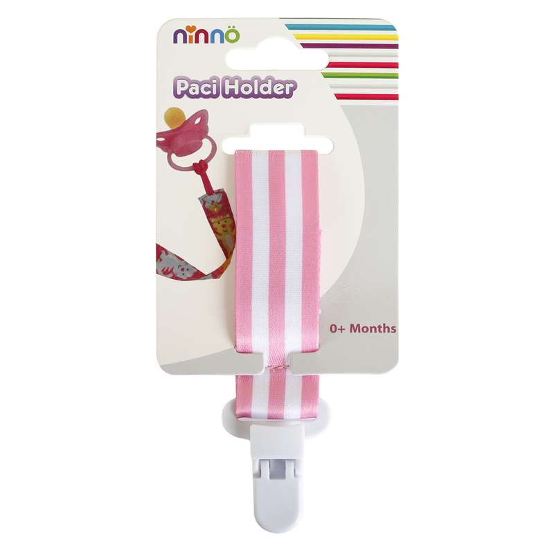 بند پستانک نیننو مدل Pink Stripes بند پستانک نیننو مدل Pink Stripes