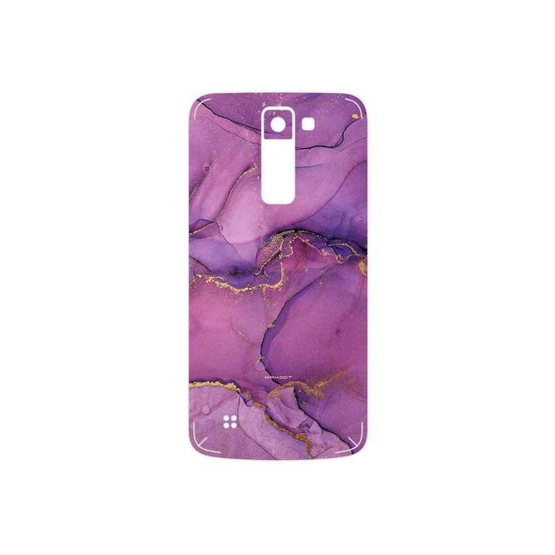 برچسب پوششی ماهوت مدل Purple Marble مناسب برای گوشی موبایل ال جی K8