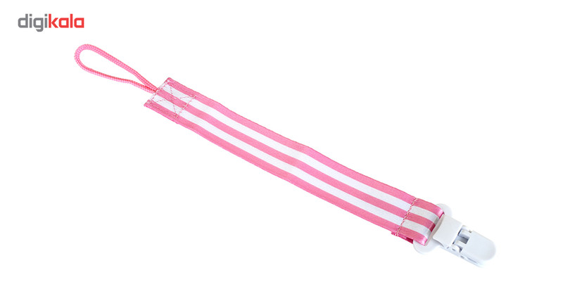 بند پستانک نیننو مدل Pink Stripes بند پستانک نیننو مدل Pink Stripes