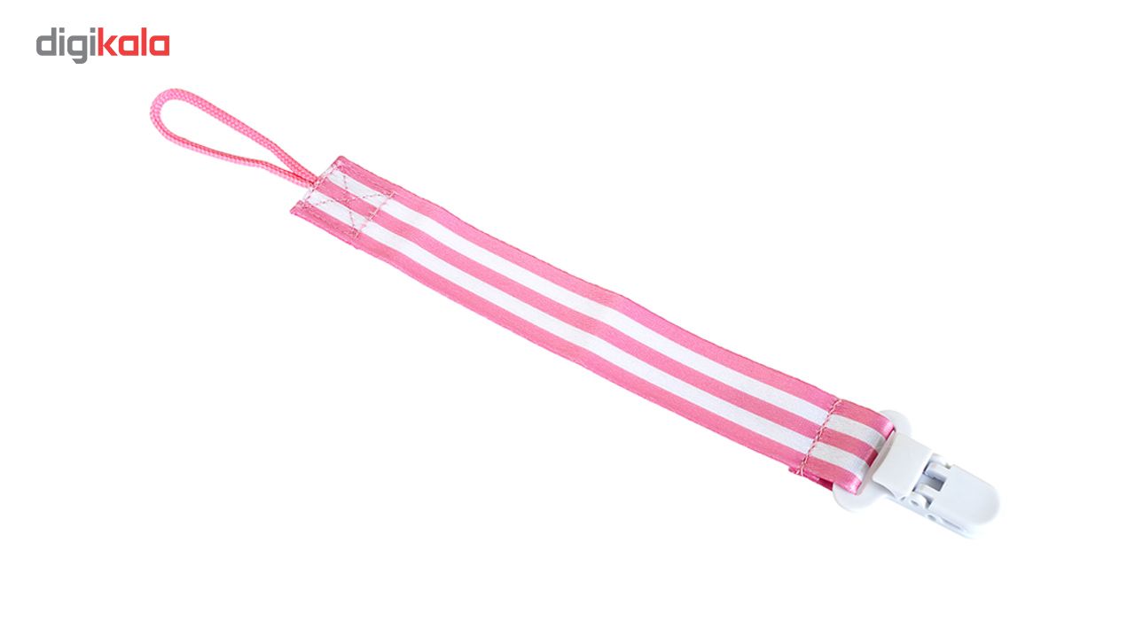 بند پستانک نیننو مدل Pink Stripes  -  - 4