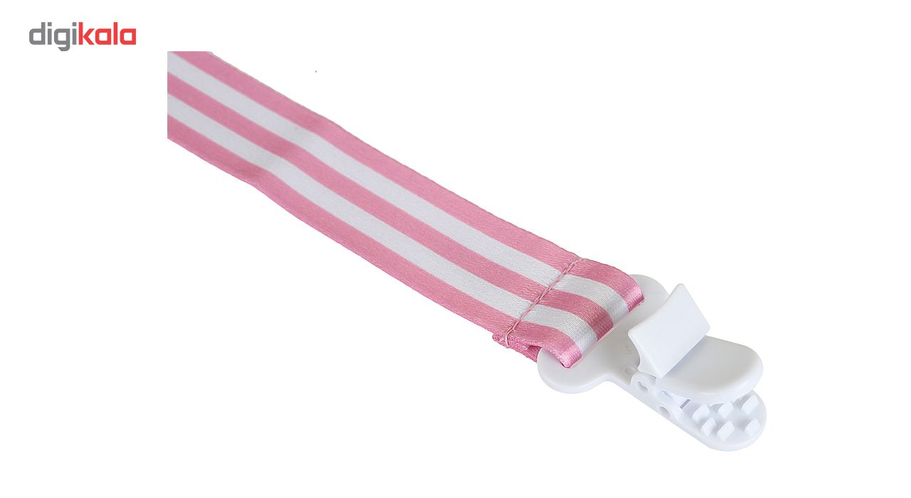 بند پستانک نیننو مدل Pink Stripes  -  - 6