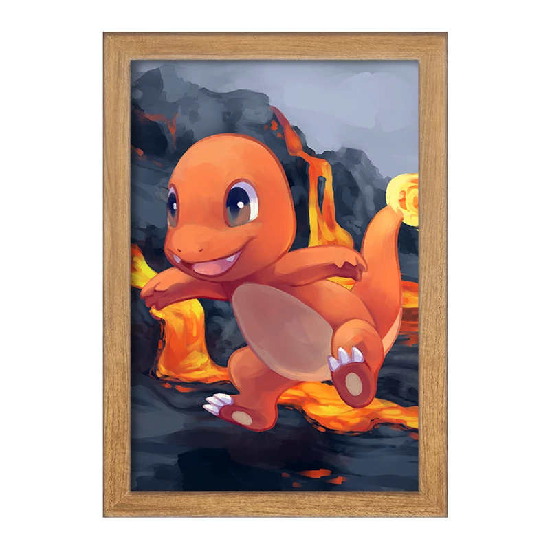 تابلو خندالو مدل هیتوکاگه انیمه پوکمون  کد 17324