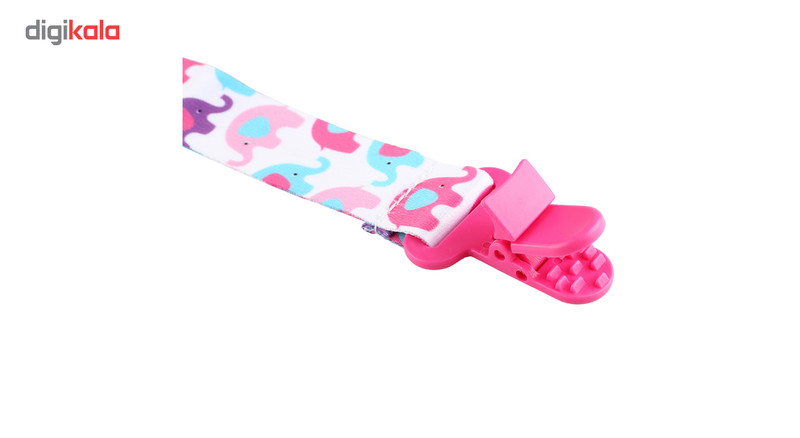 بند پستانک نیننو مدل Pink Elephant