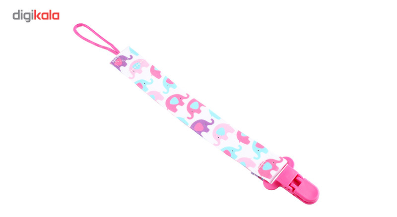بند پستانک نیننو مدل Pink Elephant