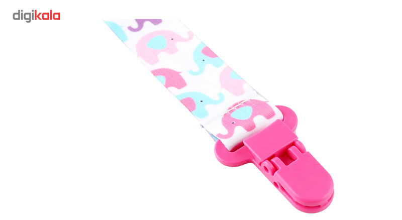بند پستانک نیننو مدل Pink Elephant