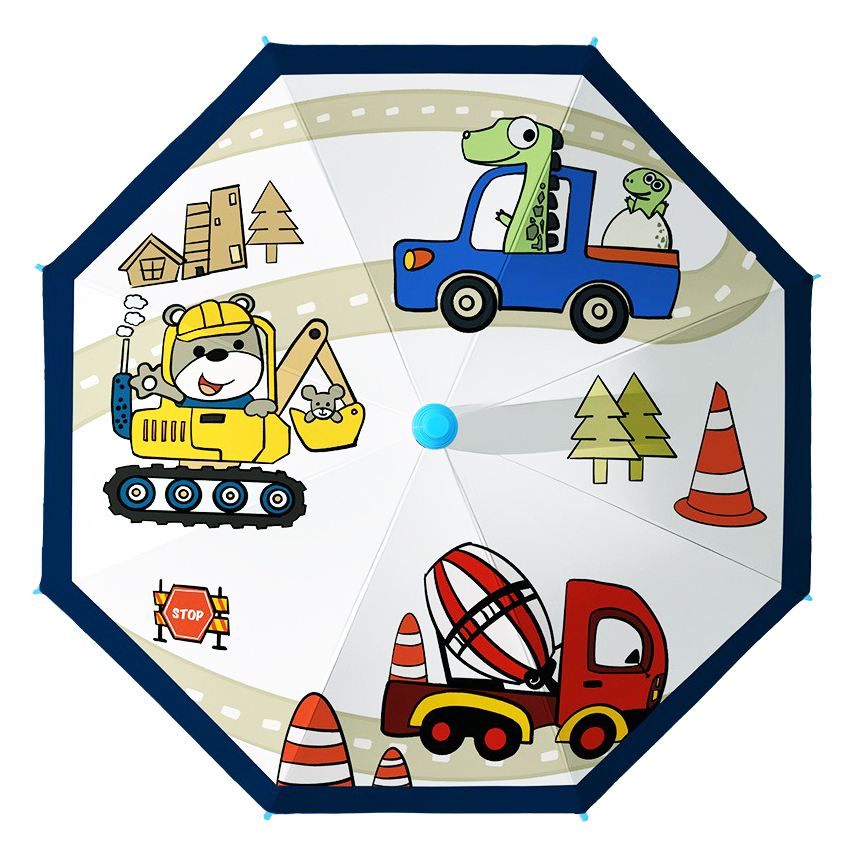 چتر بچگانه 8 پره مدل construction قطر 88 سانتی-متر