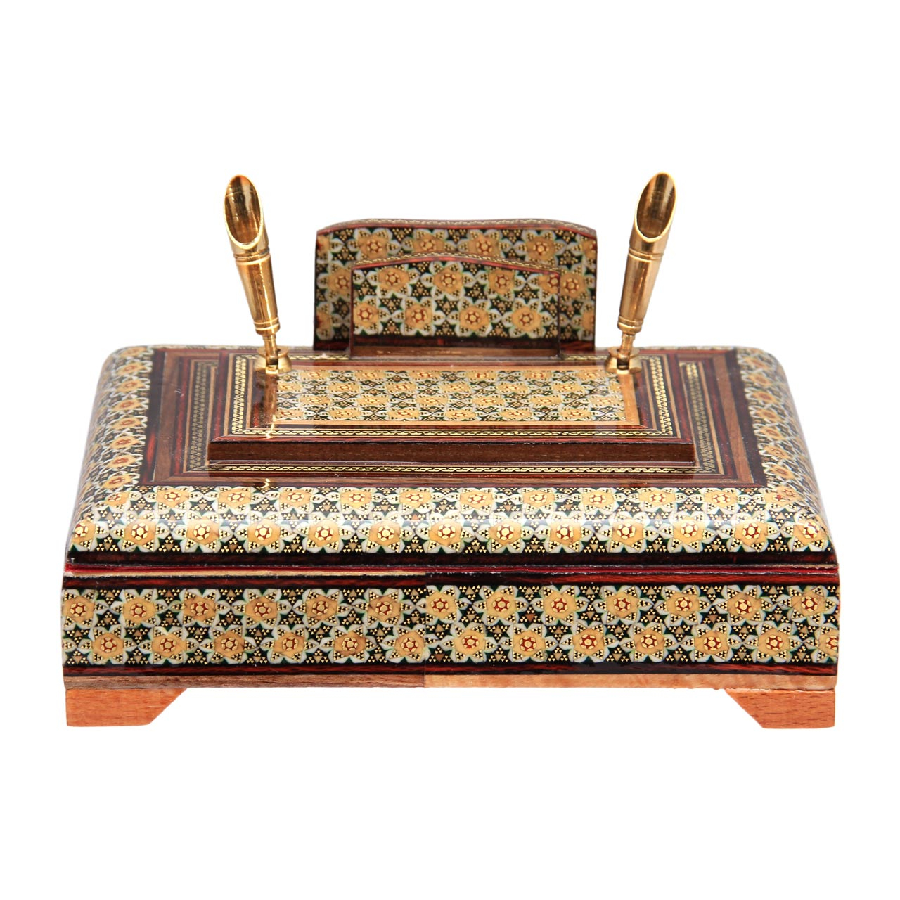 قلمدان جعبه ای خاتم کاری  کد 1-70147