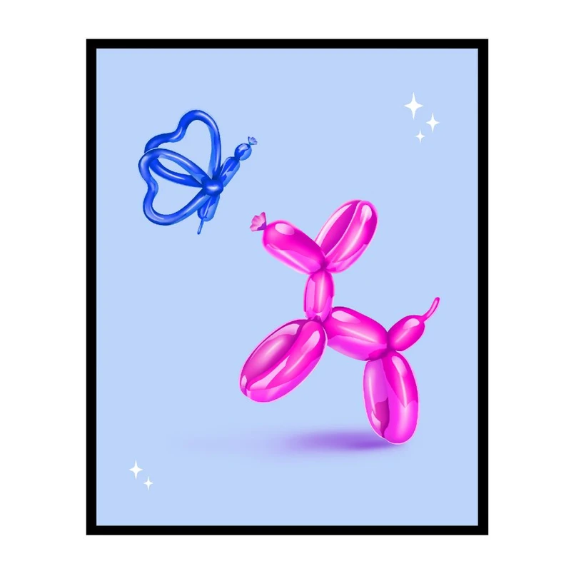 پوستر مدل مستر بادکنک سگ پوستر