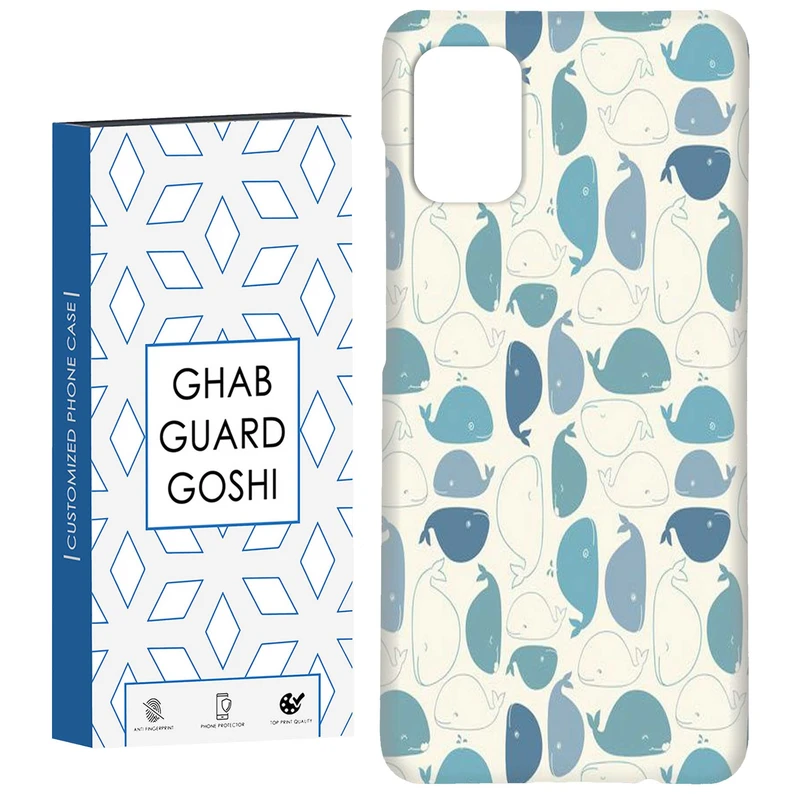 کاور قاب گارد گوشی طرح نهنگ کد Dimo-757 مناسب برای گوشی موبایل سامسونگ Galaxy A31