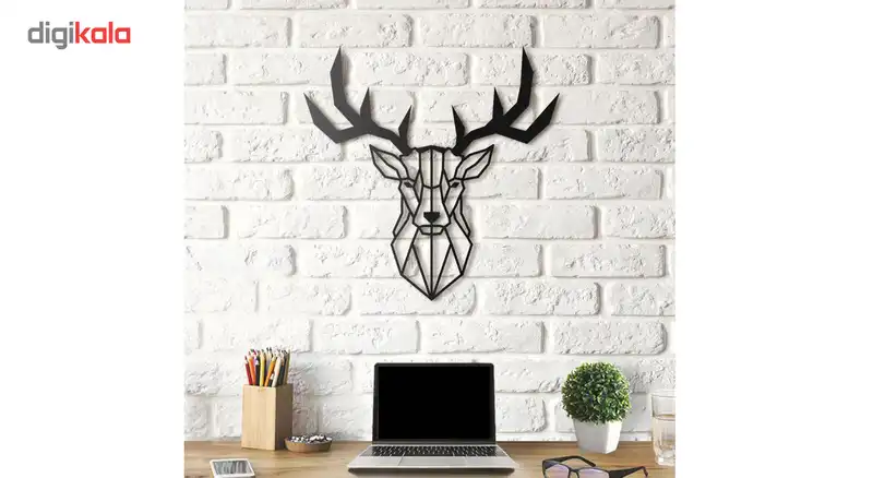استیکر چوبی آتینو طرح سر گوزن