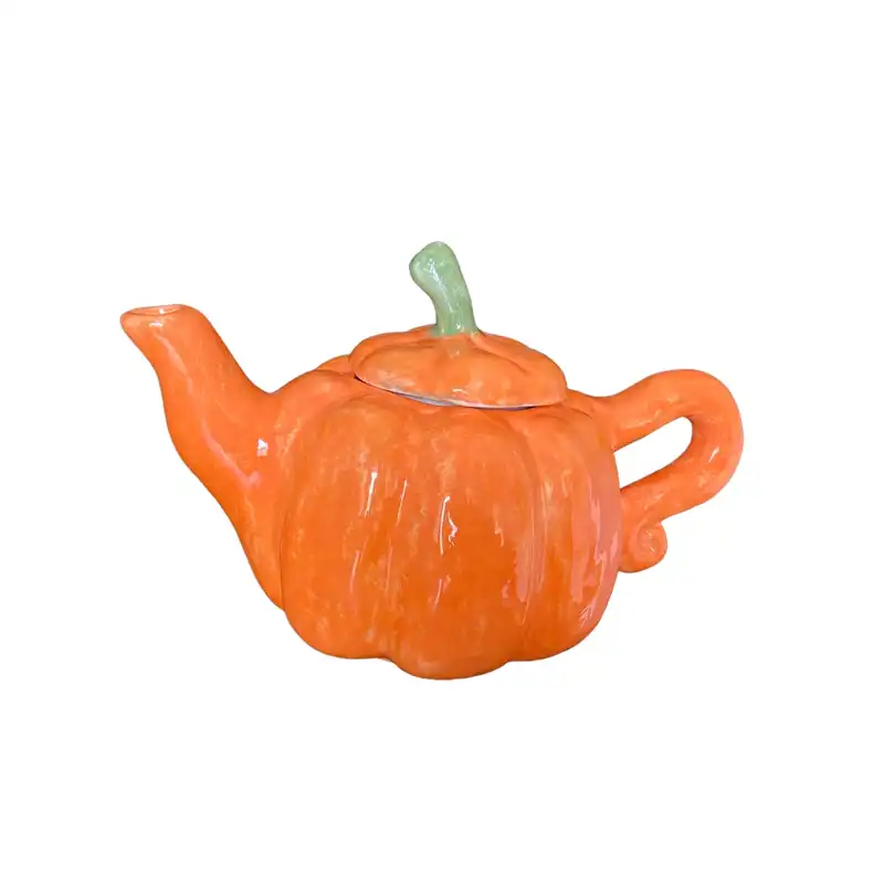 قوری سرامیکی مدل کدو تنبل