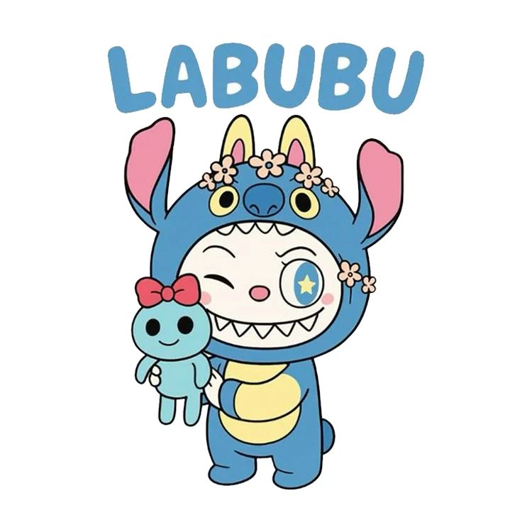 استیکر پارچه و لباس پاد آفرین مدل لبوبو کد 1210