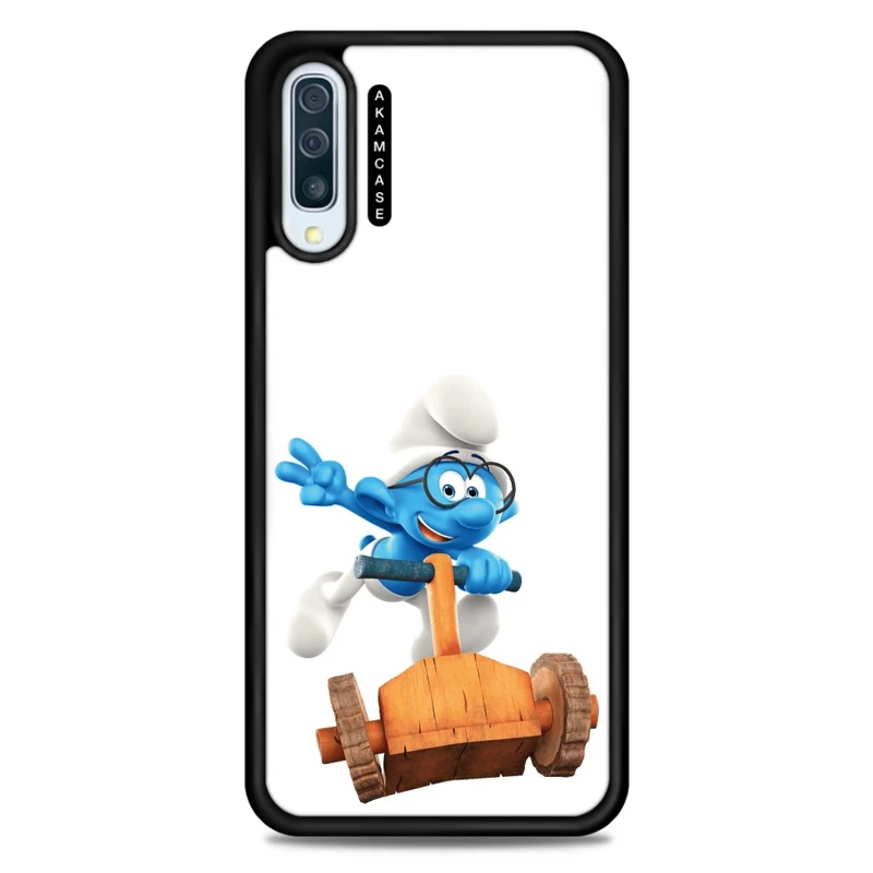 کاور آکام مدل AMC-WSGA50-SMURFS-17 مناسب برای گوشی موبایل سامسونگ Galaxy A50