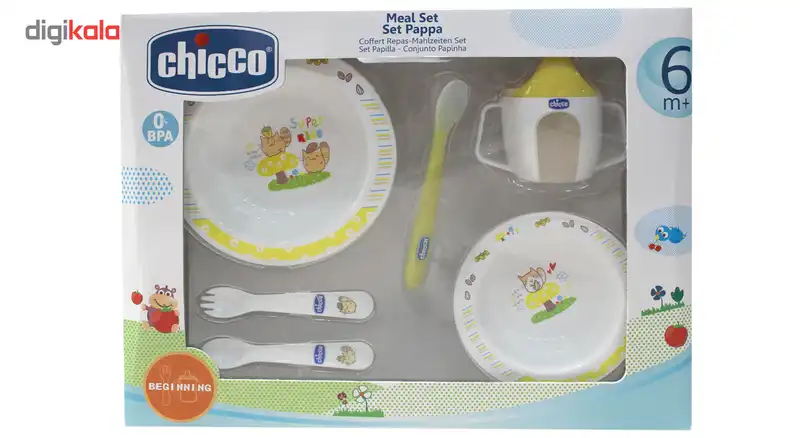 ست 6 تکه غذاخوری چیکو مدل cat