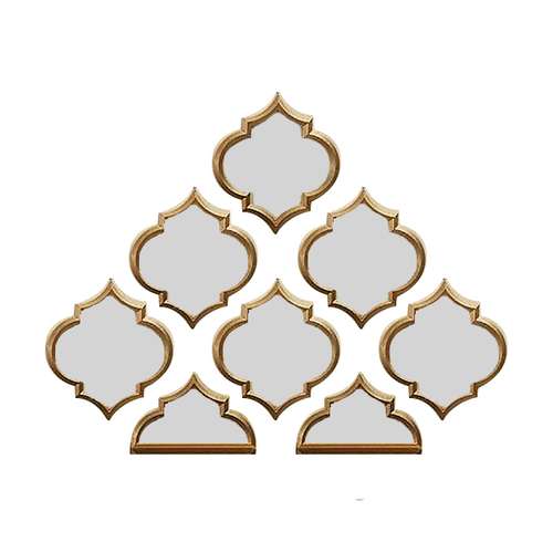 آیینه 8 تکه دکوراتیو مدل 1113