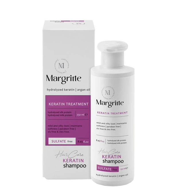 شامپو تقویت کننده مو مارگریت مدل کراتین حجم 250 میلی لیتر