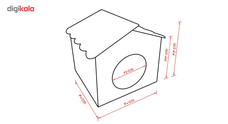 لانه حیوانات خانگی ریتون مدل Attic