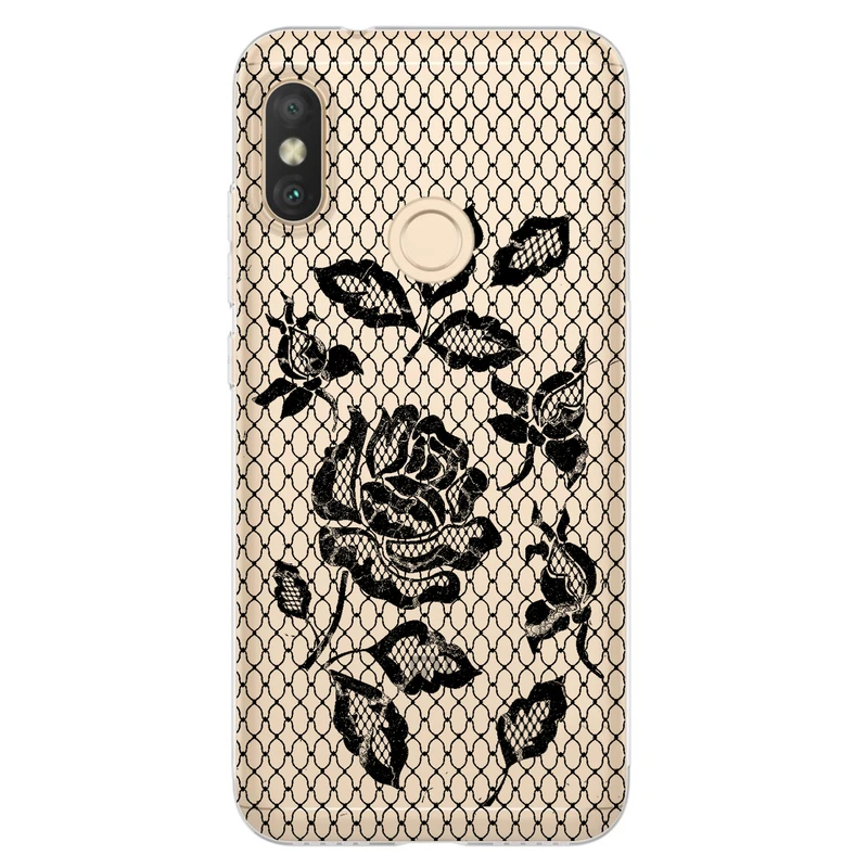 کاور مگافون طرح گل مدل C43-B مناسب برای گوشی موبایل شیائومی Mi A2 / Mi 6X 