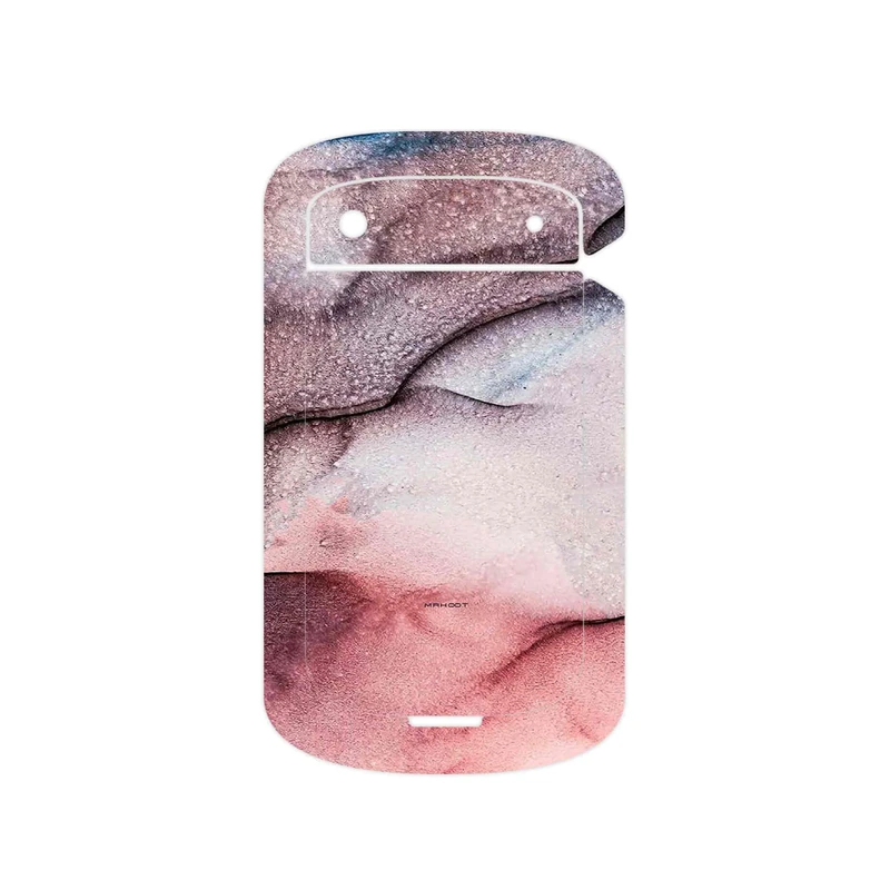 برچسب پوششی ماهوت مدل Smoky pink marble مناسب برای گوشی موبایل بلک بری Bold Touch 9900