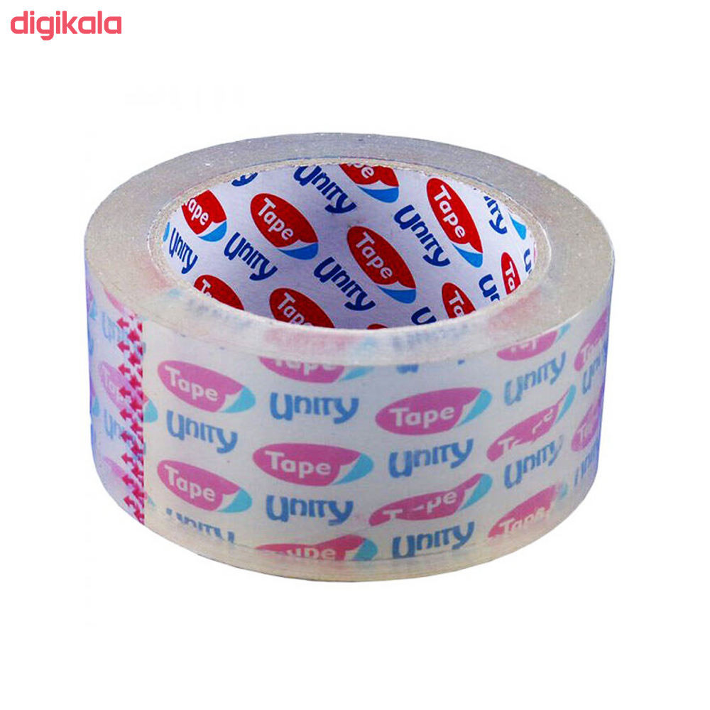 چسب پهن یونیتی مدل شفاف عرض 5 سانتی متر بسته 6 عددی