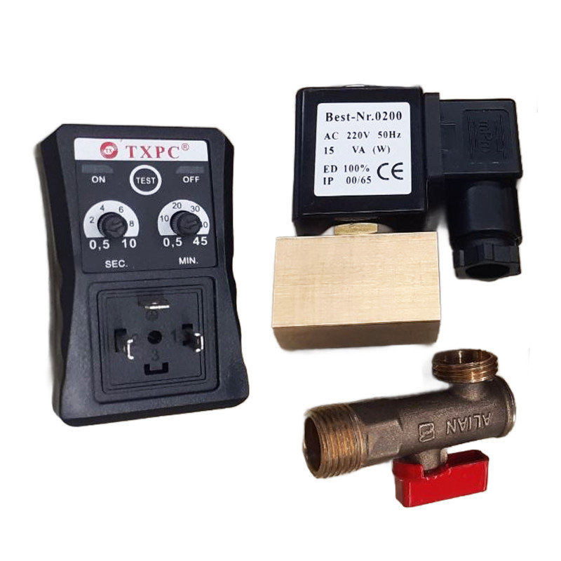 شیر برقی مدل تایمر دار TXPC مجموعه 3 عددی شیر برقی مدل تایمر دار TXPC مجموعه 3 عددی