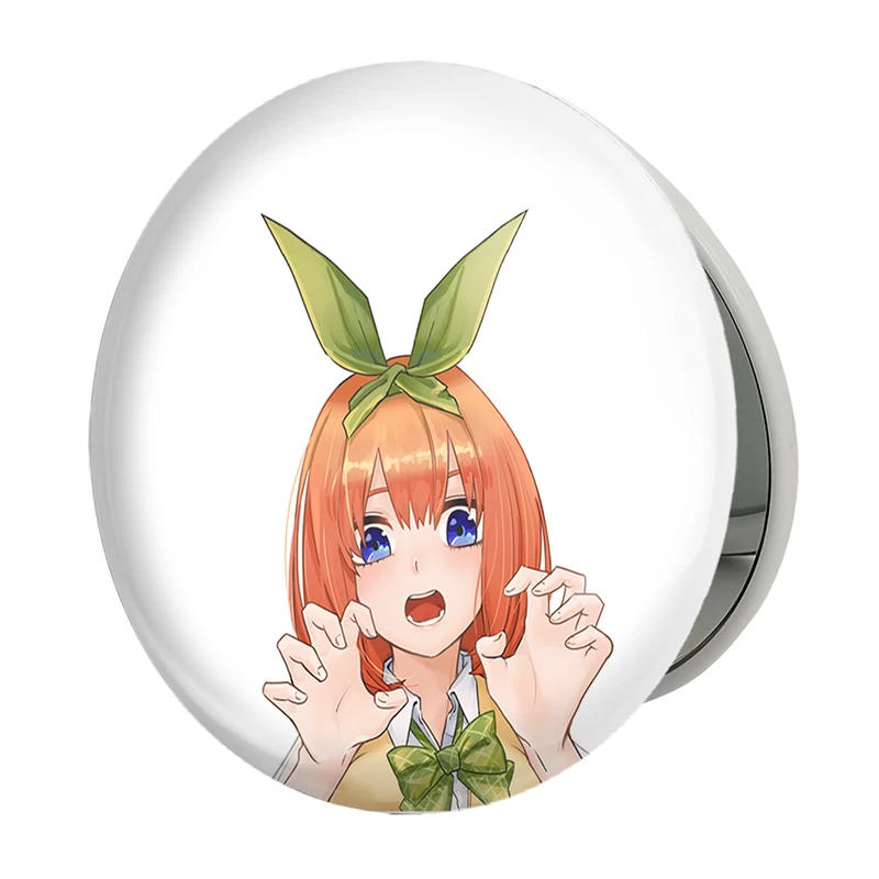 آینه جیبی خندالو طرح یوتسوبا انیمه پنج عروس مساوی مدل تاشو کد 32554