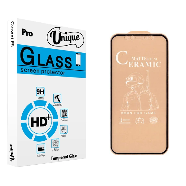 محافظ صفحه نمایش سرامیکی يونيک مدل +Clear مناسب برای گوشی موبایل اپل iPhone 11 Pro