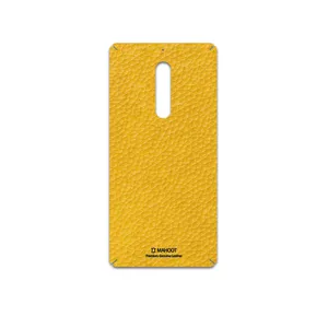MAHOOT Mustard-Leather Cover Sticker for Nokia 5