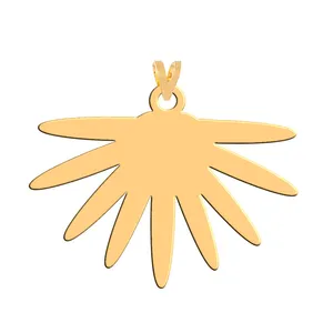 آویز گردنبند طلا 18 عیار زنانه فرشته مدل اسلیمی WNL-000030