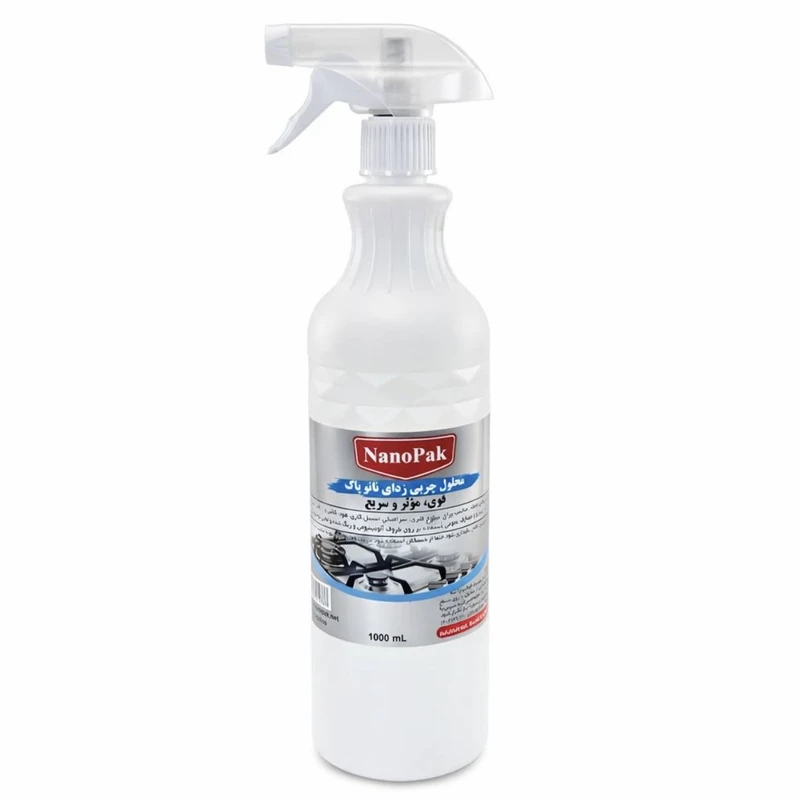 اسپری چربی زدا نانو پاک مدل 01 حجم 1000 میلی لیتر