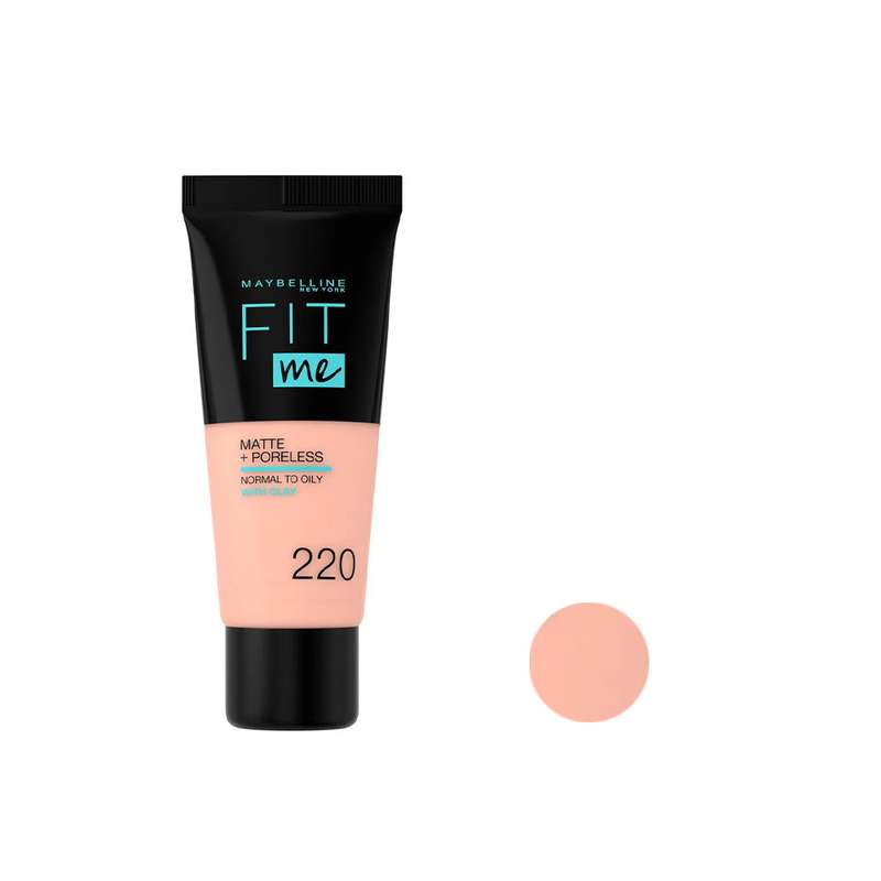 کرم پودر میبلین مدل Fit Me شماره 220 حجم 30 میلی لیتر کرم پودر میبلین مدل Fit Me شماره 220 حجم 30 میلی لیتر