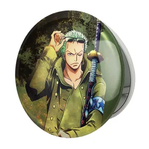 آینه جیبی خندالو طرح رورونا زورو انیمه وان پیس One Piece مدل تاشو کد 11411 