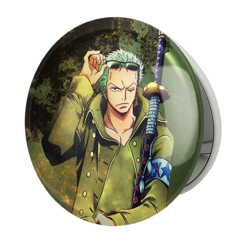 آینه جیبی خندالو طرح رورونا زورو انیمه وان پیس One Piece مدل تاشو کد 11411 