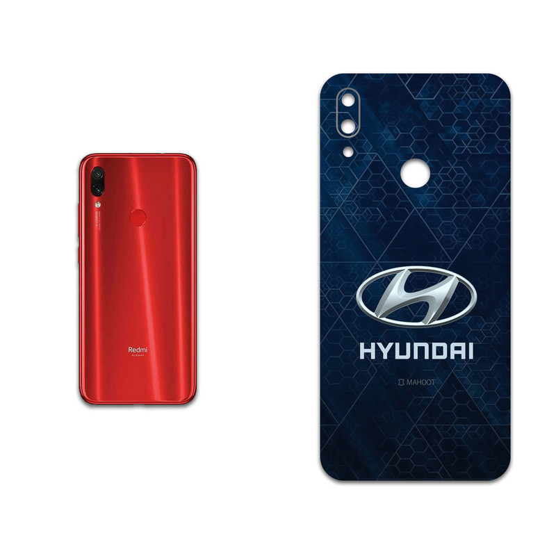 برچسب پوششی ماهوت مدل Hyundai مناسب برای گوشی موبایل شیائومی Redmi Note 7