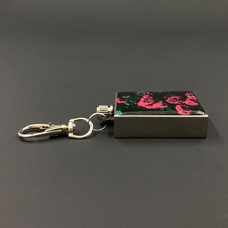 فندک مدل کبریتی طرح بوته گل رز کد DKD-736